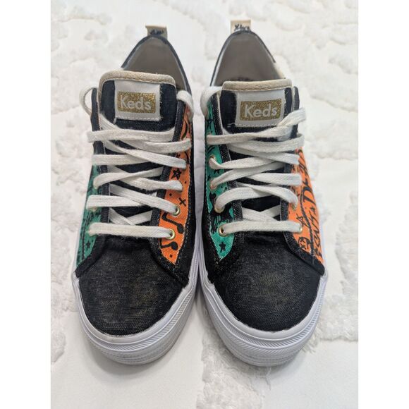 Custom Keds Triple Up Platform Sneakers Punk/Grunge Art Women’s 8 - Picture 1 of 12